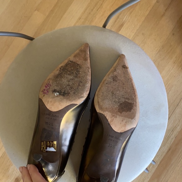 “Gunmetal” heels. Made in Italy. - Picture 10 of 12